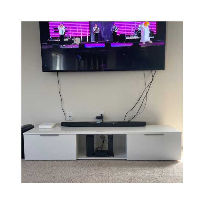 Zipcode Design™ Karlin 68 Inch Wide Media Console & Reviews | Wayfair